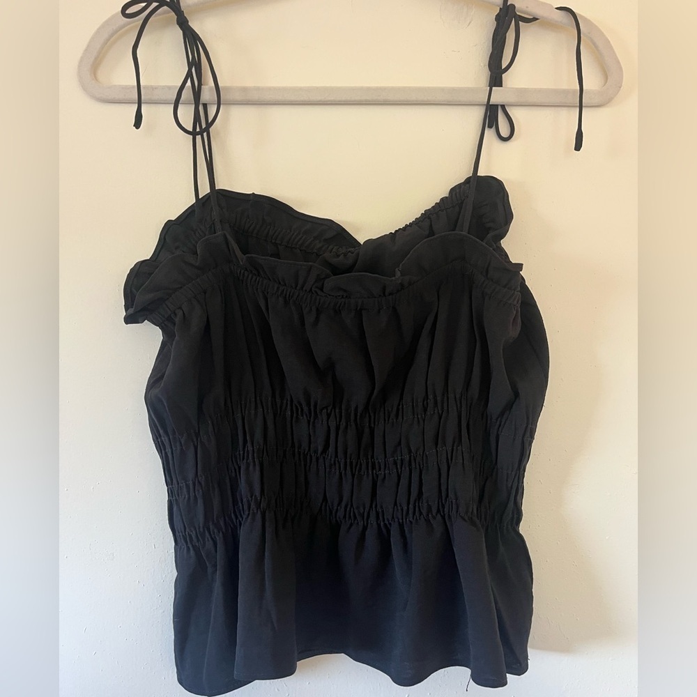 Topshop black stretchy blouse - Picture 2 of 4